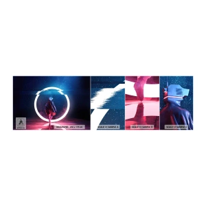 Échantillon De Papier Peint Standard Eco - Entre deux mondes - Futuriste, Astronaute, Cosmos - 100x30 cm