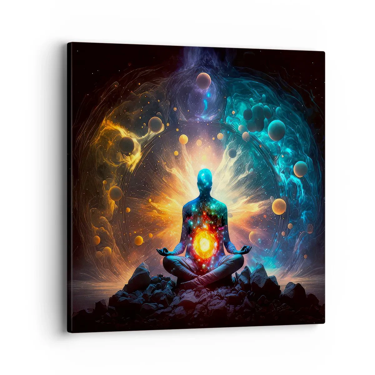 Impression sur toile - Image sur toile - Paix cosmique - 40x40 cm