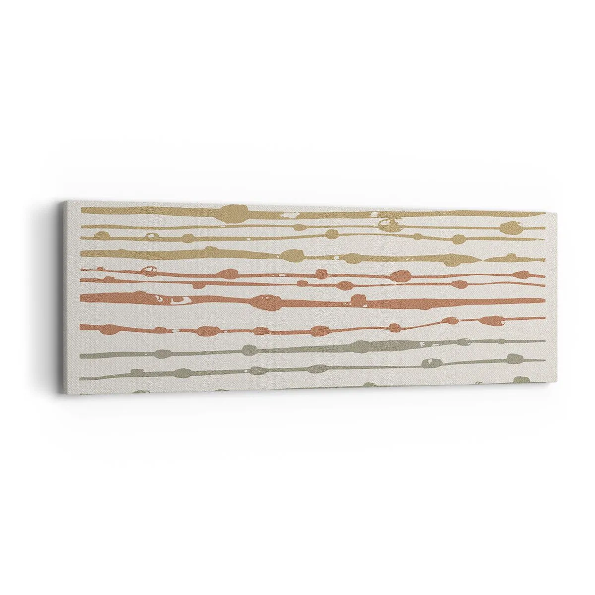 Impression sur toile - Image sur toile - Notation musicale des couleurs - 90x30 cm