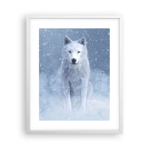 Affiche dans un cadre blanc - Poster - Dans une âme d'hiver - 40x50 cm