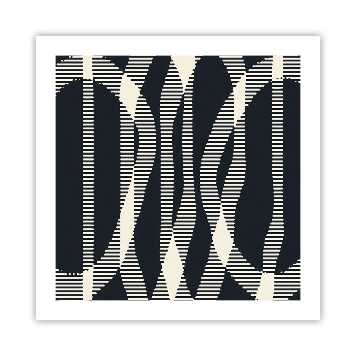 Affiche - Poster - Une tentative de briser l'obscurité - 50x50 cm