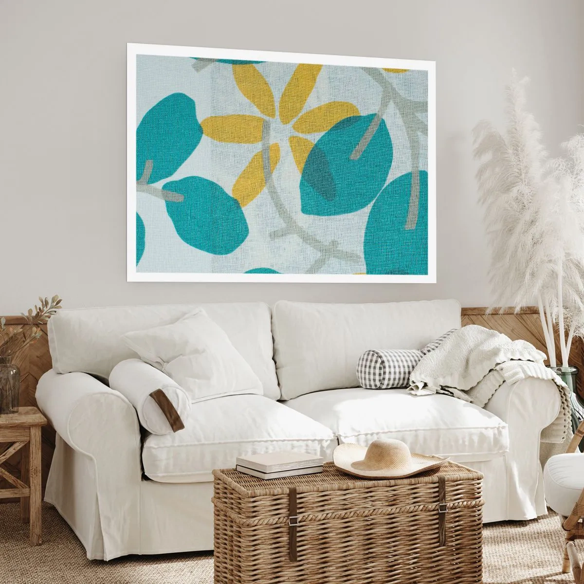 Affiche - Poster - Wśród lazurowych liści - 40x30 cm