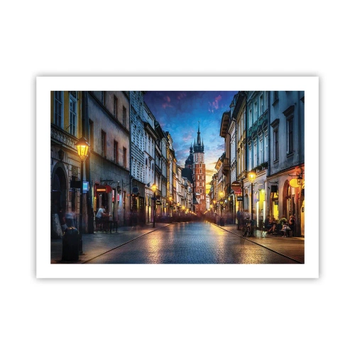 Affiche - Poster - La magie de Cracovie - 70x50 cm