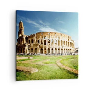 Impression sur toile - Image sur toile - On entend encore la détonation de l'arme - 50x50 cm