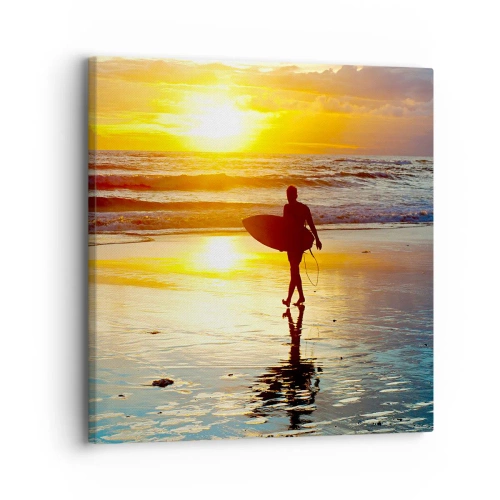 Impression sur toile - Image sur toile - Le retour du guerrier - 30x30 cm