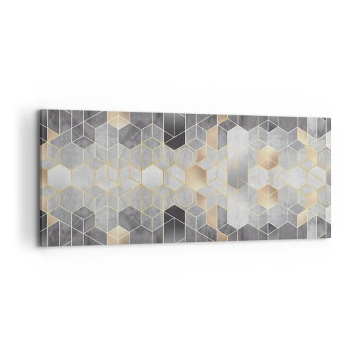 Impression sur toile - Image sur toile - Composition de diamants - 100x40 cm