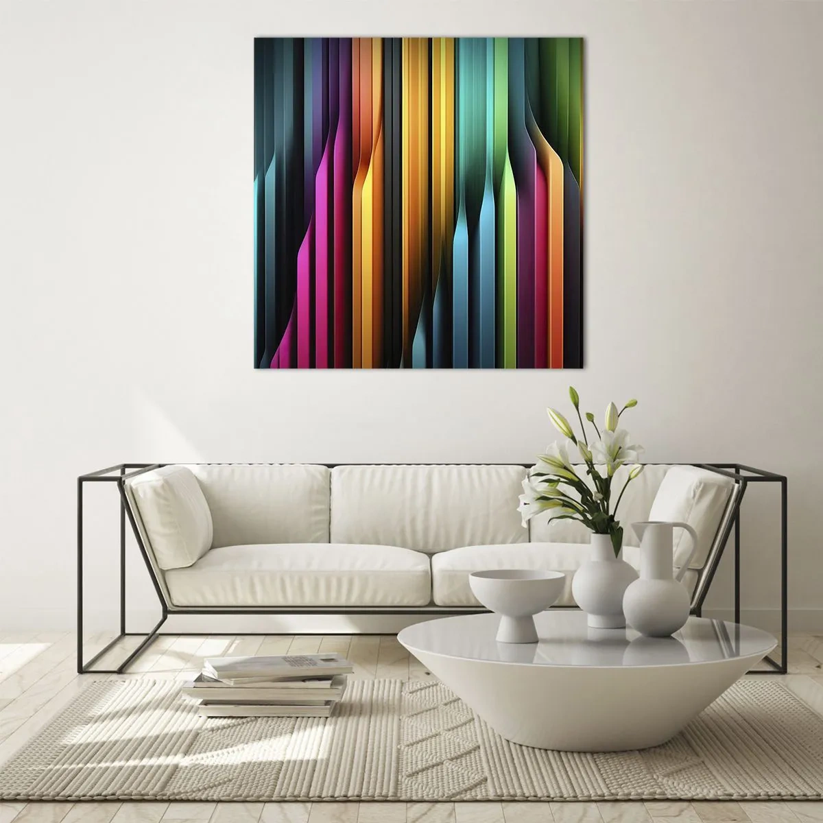 Impression sur verre - Image sur verre - Un organe de lumière - 40x40 cm