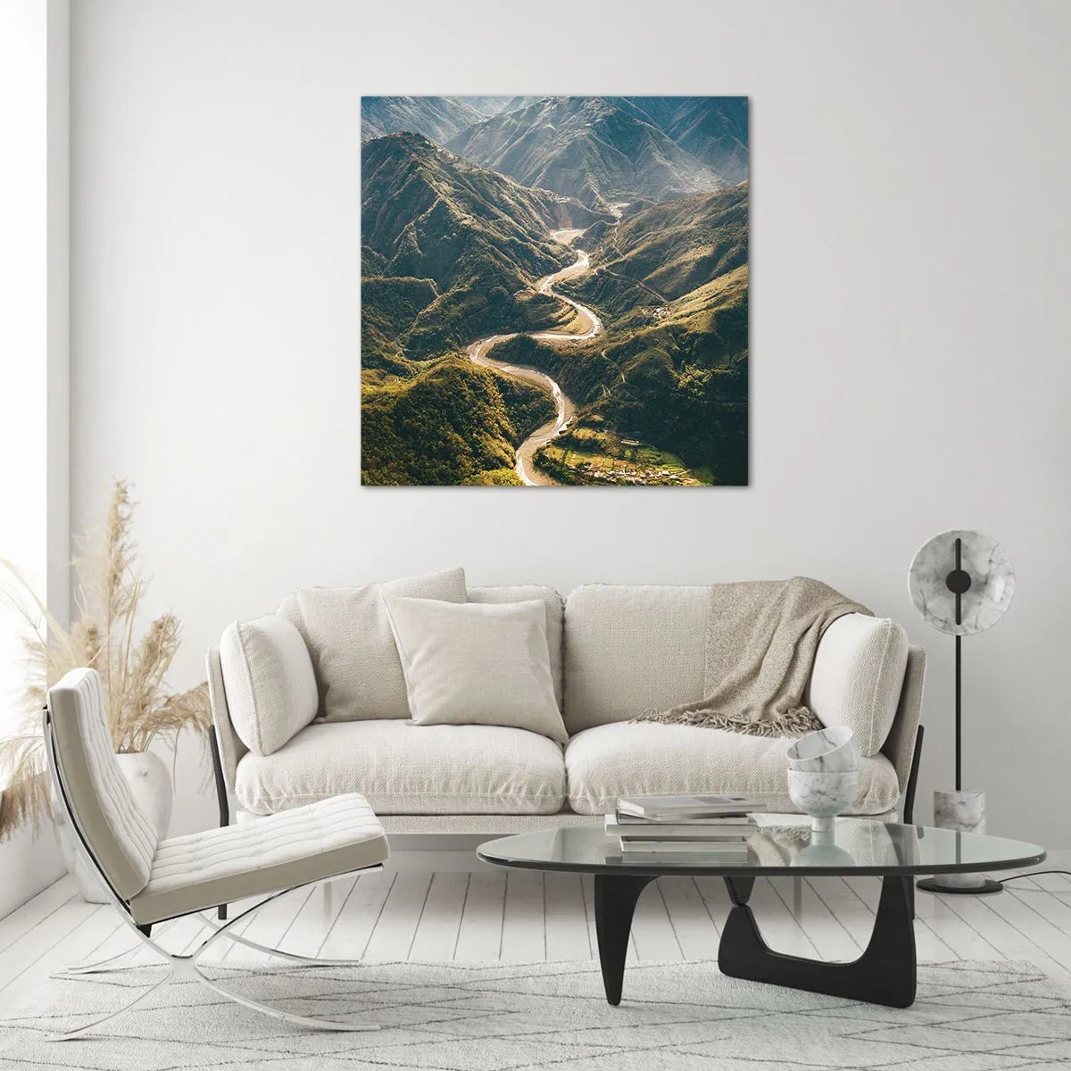 Impression sur verre - Image sur verre - Directement du coeur des montagnes - 30x30 cm