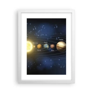 Affiche dans un cadre blanc - Poster - L'une des dix - 30x40 cm