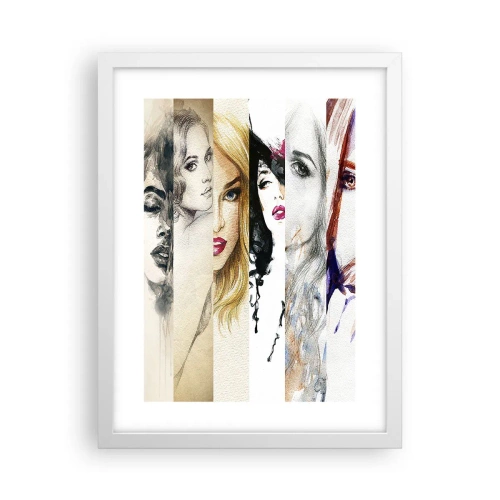 Affiche dans un cadre blanc - Poster - Et c'est toujours TOI - 30x40 cm