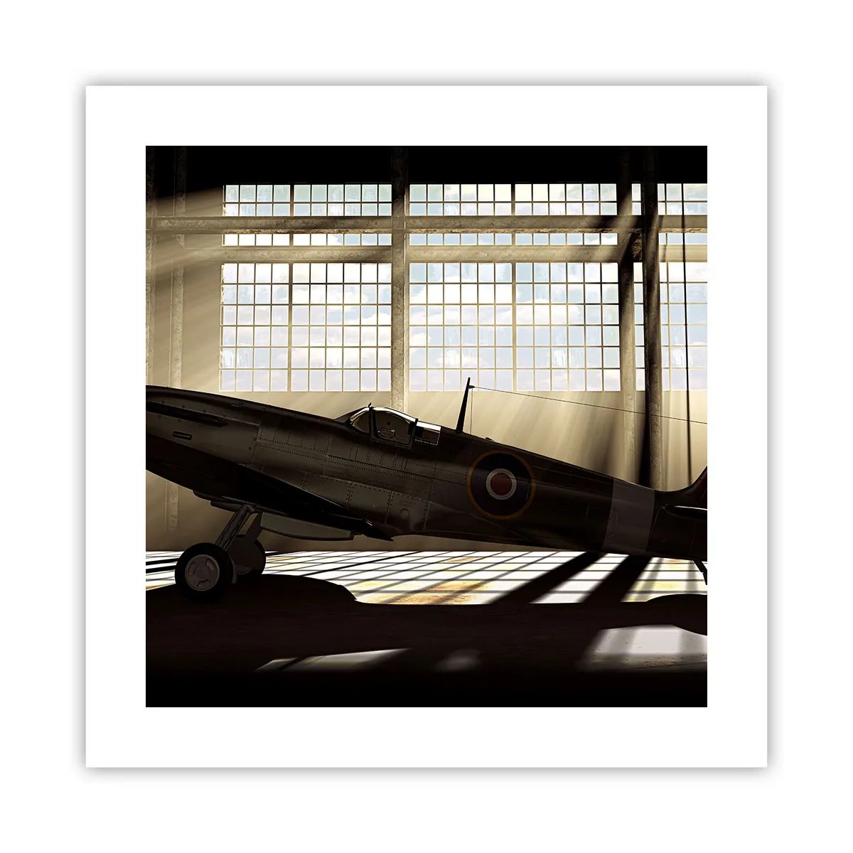 Affiche - Poster - Le repos du guerrier - 40x40 cm