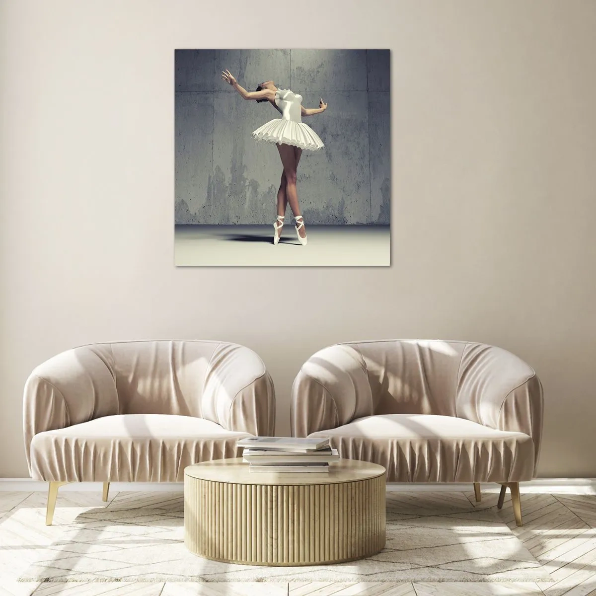 Impression sur verre - Image sur verre - Léger comme un oiseau - 30x30 cm