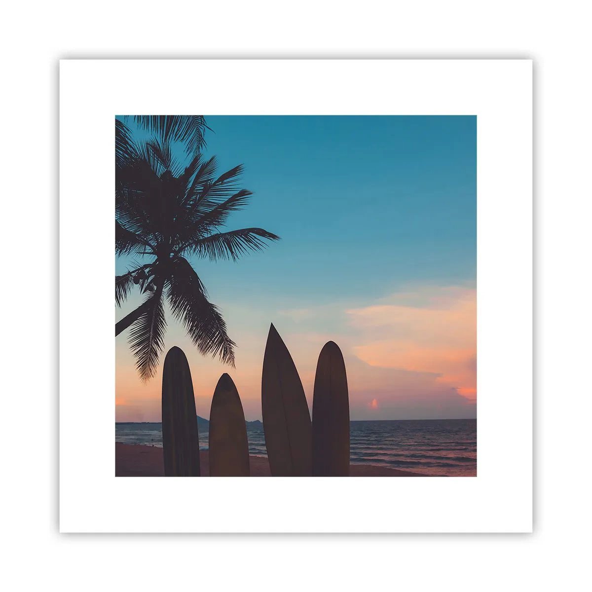 Affiche - Poster - Demain sera amusant aussi - 30x30 cm