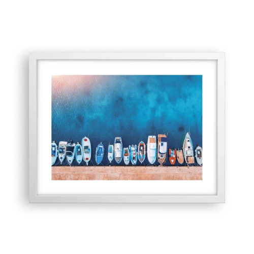 Affiche dans un cadre blanc - Poster - En une seule fois - 40x30 cm