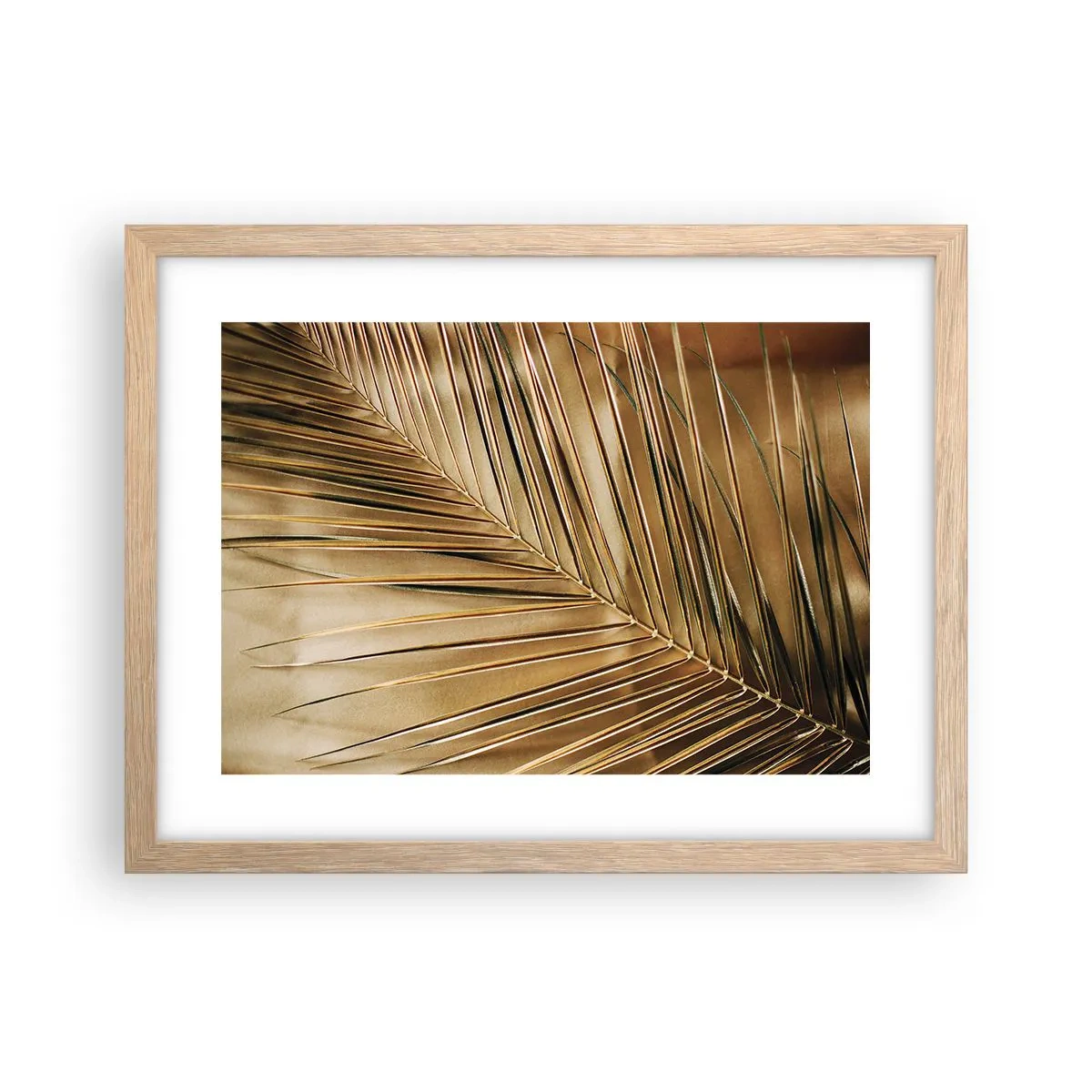 Affiche dans un chêne clair - Poster - Colonnade naturelle - 40x30 cm