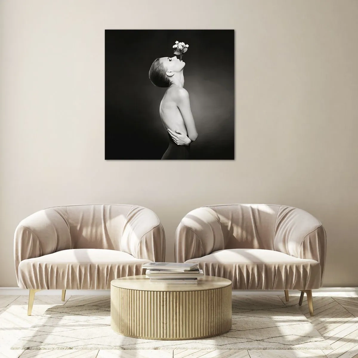 Impression sur verre - Image sur verre - Elégance excentrique - 40x40 cm