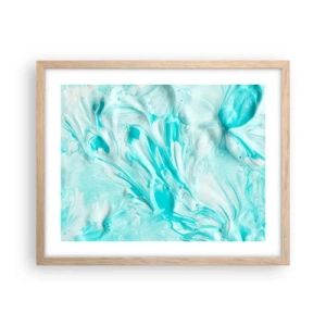 Affiche dans un chêne clair - Poster - Ensemble pour toujours - 50x40 cm