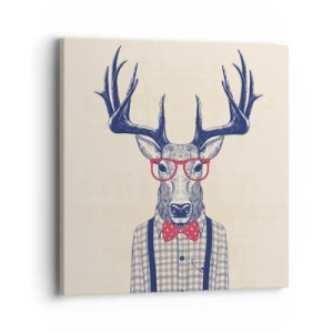 Impression sur toile - Image sur toile - Une extravagance amusante - 40x40 cm