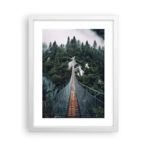 Affiche dans un cadre blanc - Poster - Uniquement pour les aigles - 30x40 cm