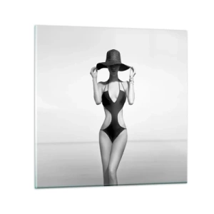 Impression sur verre - Image sur verre - Mon prénom? Élégance - 50x50 cm