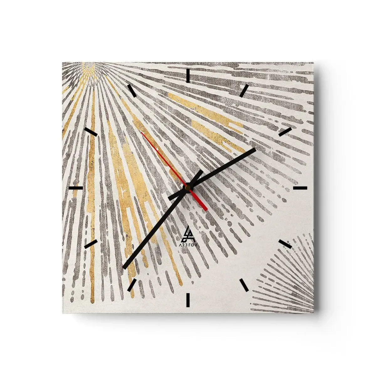 Horloge murale - Pendule murale - La beauté du rayon - 40x40 cm