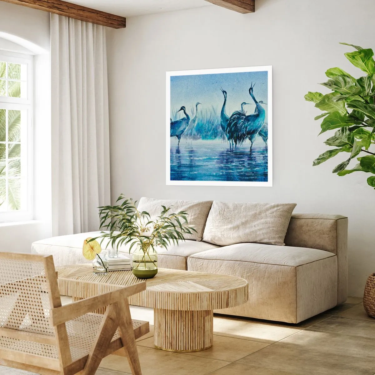 Affiche - Poster - Réunion matinale - 50x50 cm