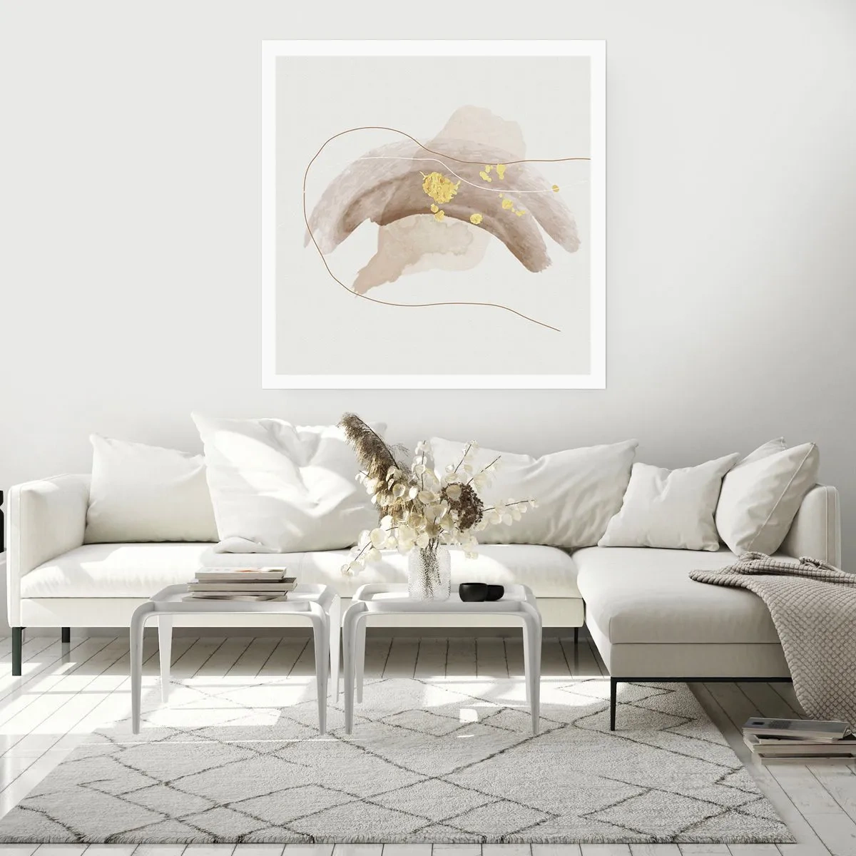 Affiche - Poster - rencontré dans l'espace - 60x60 cm