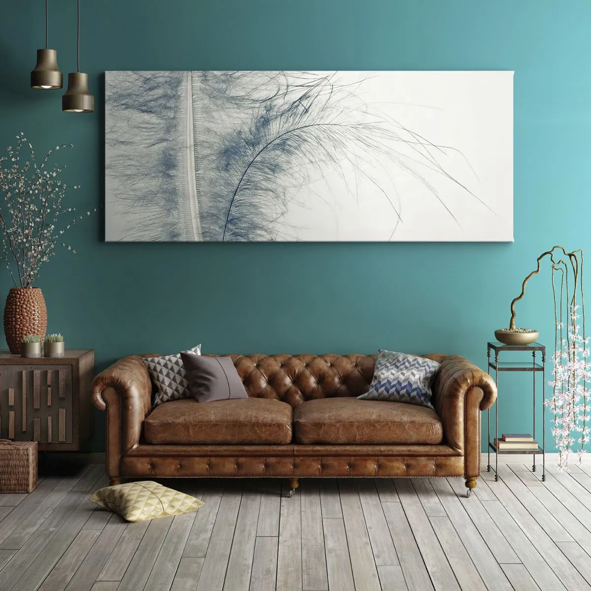 Impression sur toile - Image sur toile - Les sept natures - 100x40 cm