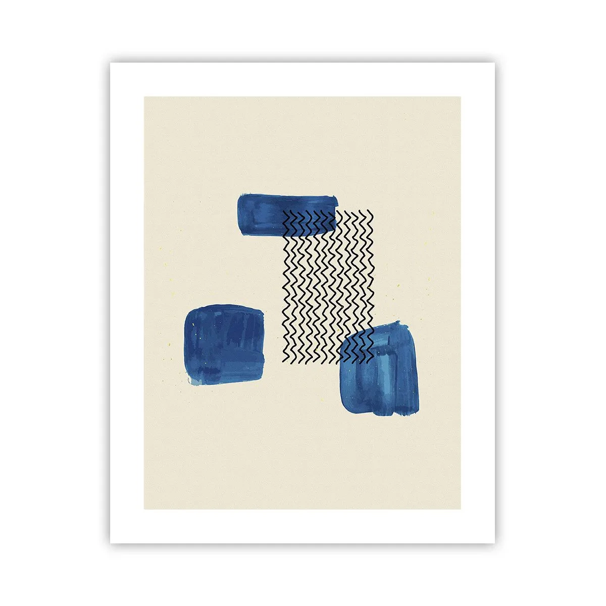 Affiche - Poster - Quatuor abstrait - 40x50 cm
