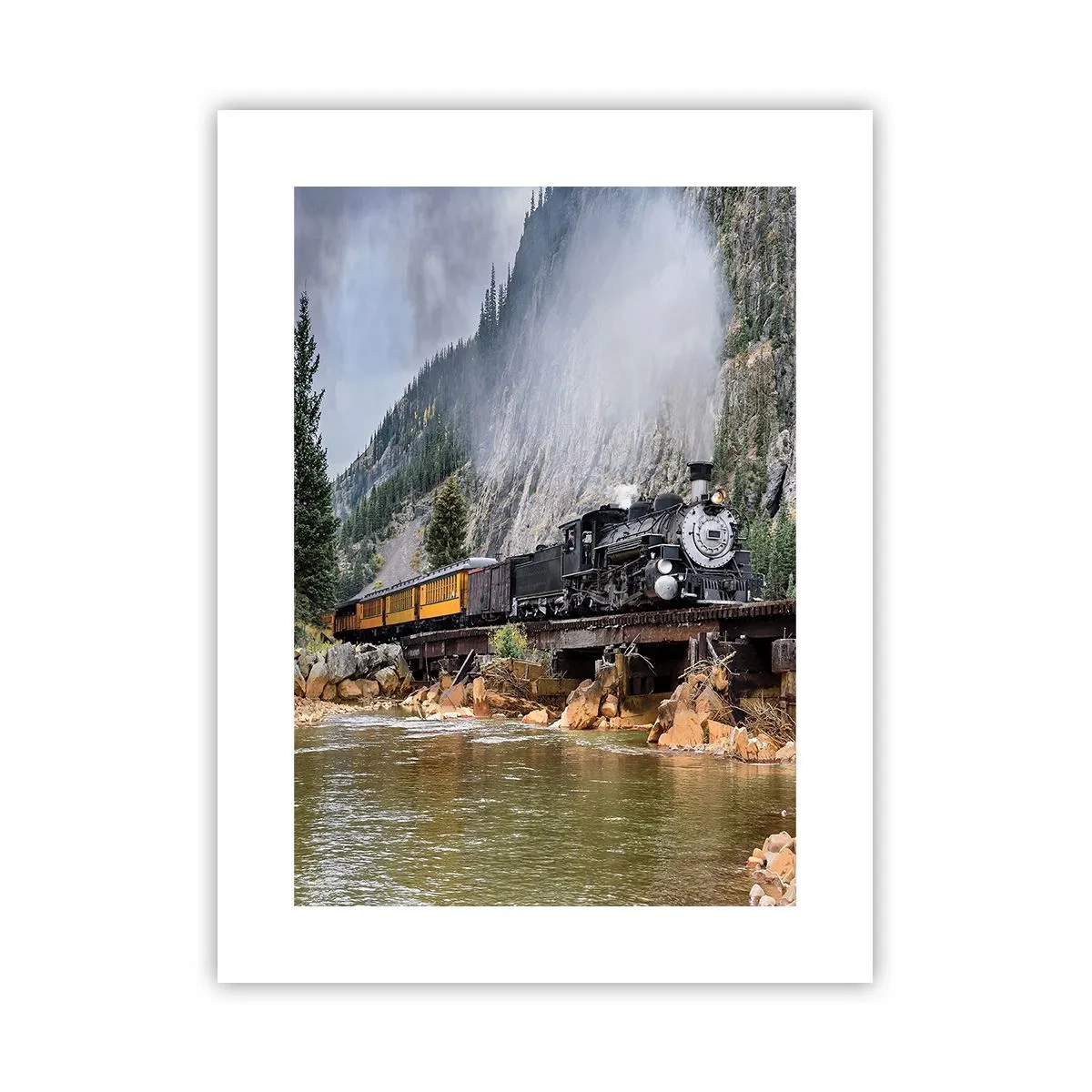 Affiche - Poster - Et lui jusqu'où? Jusqu'où? - 30x40 cm