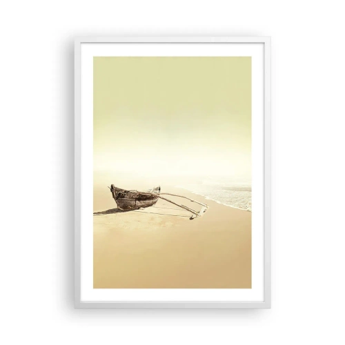 Affiche dans un cadre blanc - Poster - Mémoire des mers du sud - 50x70 cm