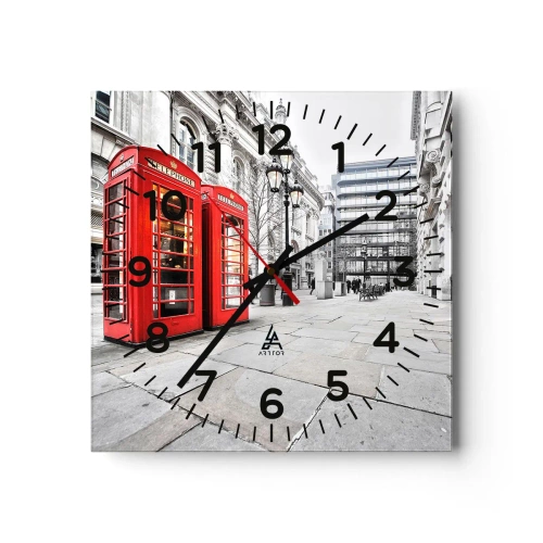 Horloge murale - Pendule murale - Welcome to London - 40x40 cm