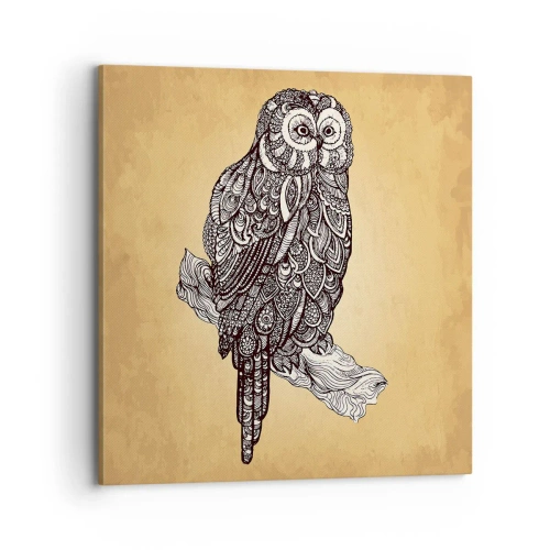 Impression sur toile - Image sur toile - Ornements complexes de sagesse - 70x70 cm