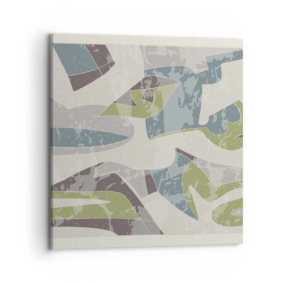 Impression sur toile - Image sur toile - Composition derrière la vitre - 70x70 cm