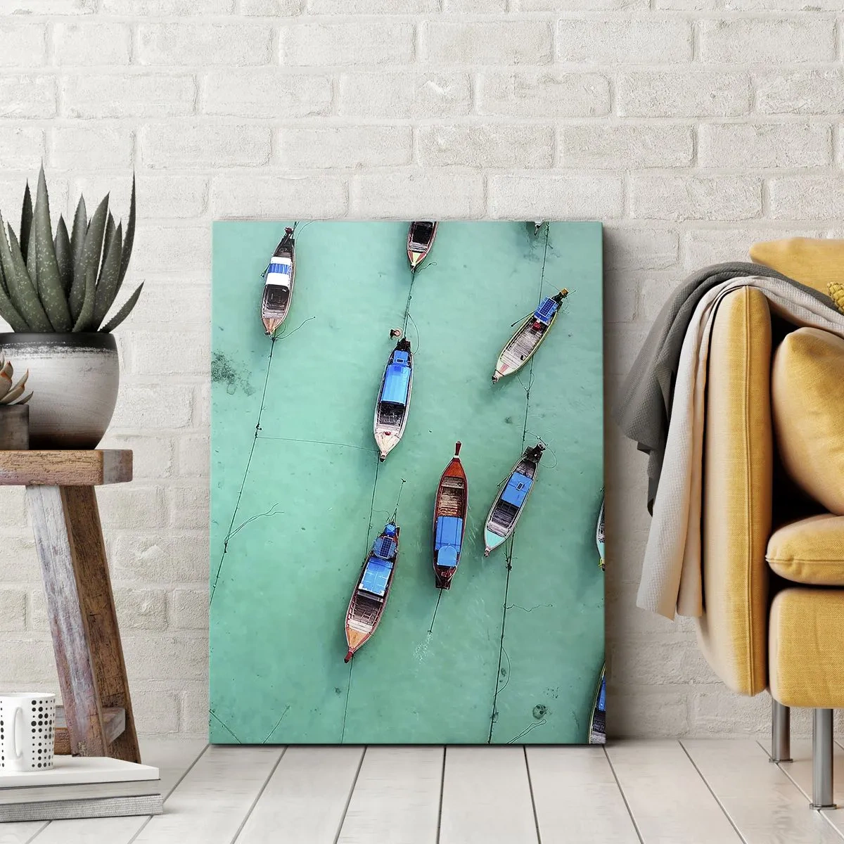 Impression sur toile - Image sur toile - Dans une attente jouyeuse - 65x120 cm