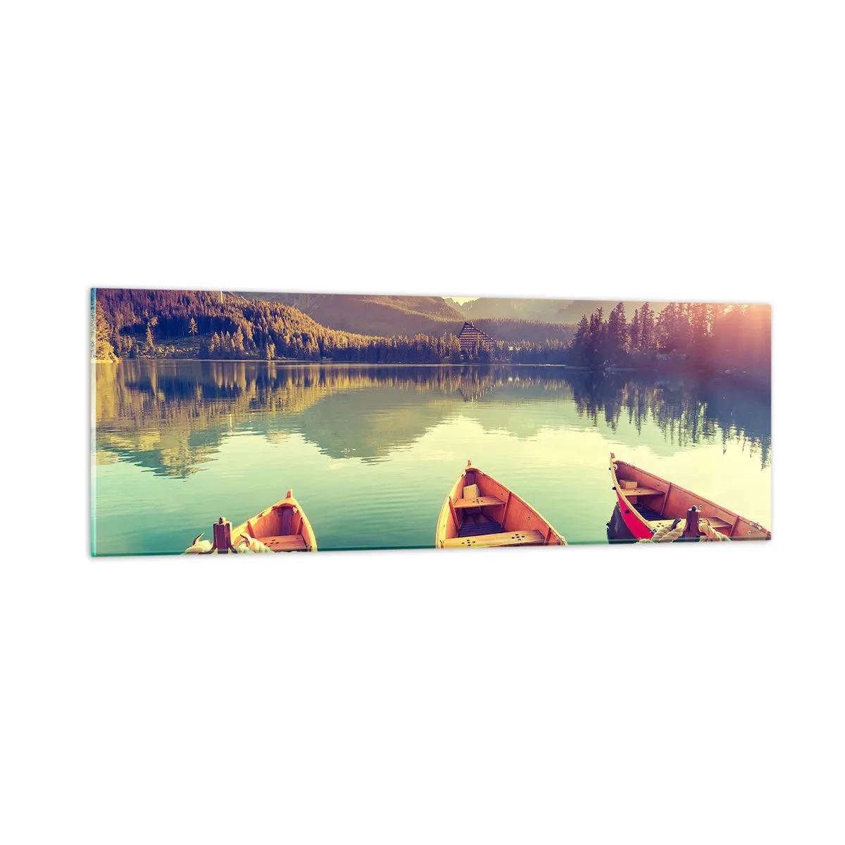 Impression sur verre - Image sur verre - Vivre selon ses règles - 90x30 cm