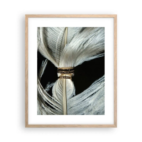 Affiche dans un chêne clair - Poster - ... et je ne te laisserai pas ... - 40x50 cm