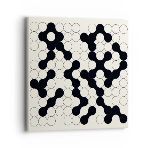 Impression sur toile - Image sur toile - Jeu chinois – variation - 40x40 cm