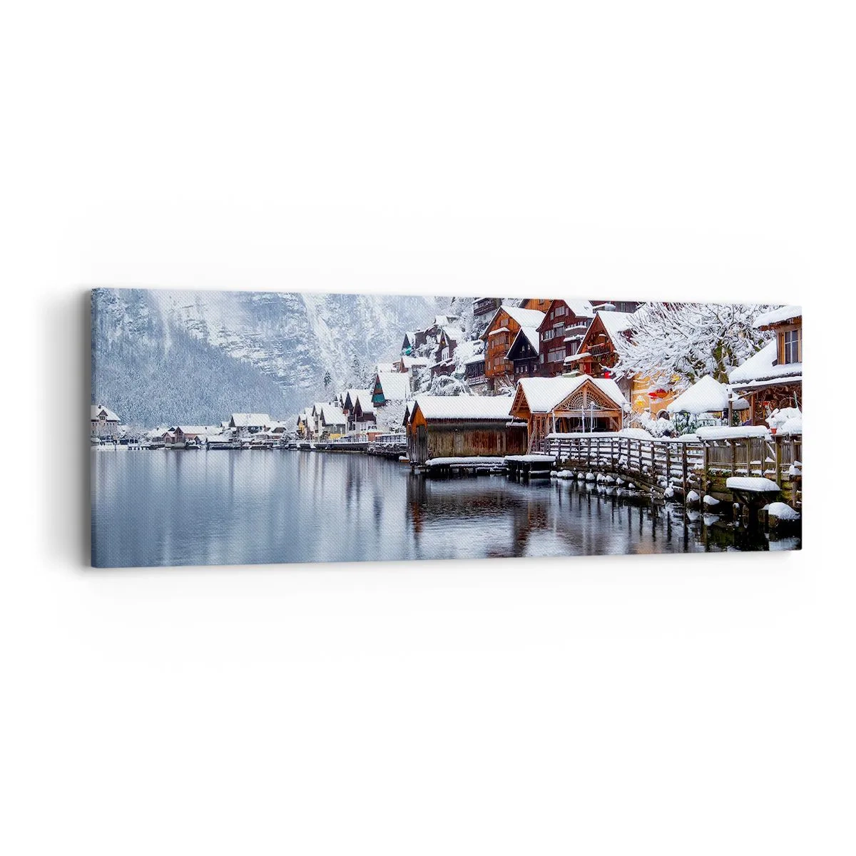 Impression sur toile - Image sur toile - En décoration hivernale - 90x30 cm