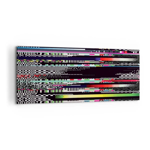 Impression sur toile - Image sur toile - L'image de contrôle de la réalité - 100x40 cm