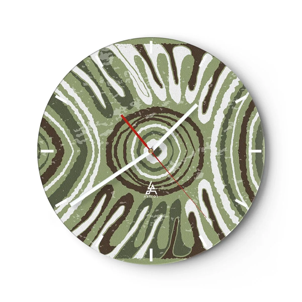 Horloge murale - Pendule murale - Une explosion d'émotions - 40x40 cm