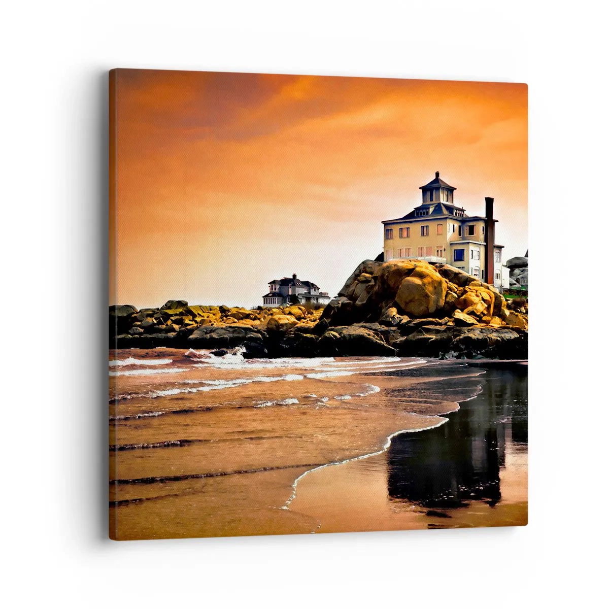 Impression sur toile - Image sur toile - L'élégance de la côte ouest - 40x40 cm