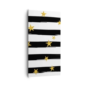 Impression sur toile - Image sur toile - Nous sommes tous nés sous une bonne étoile - 65x120 cm