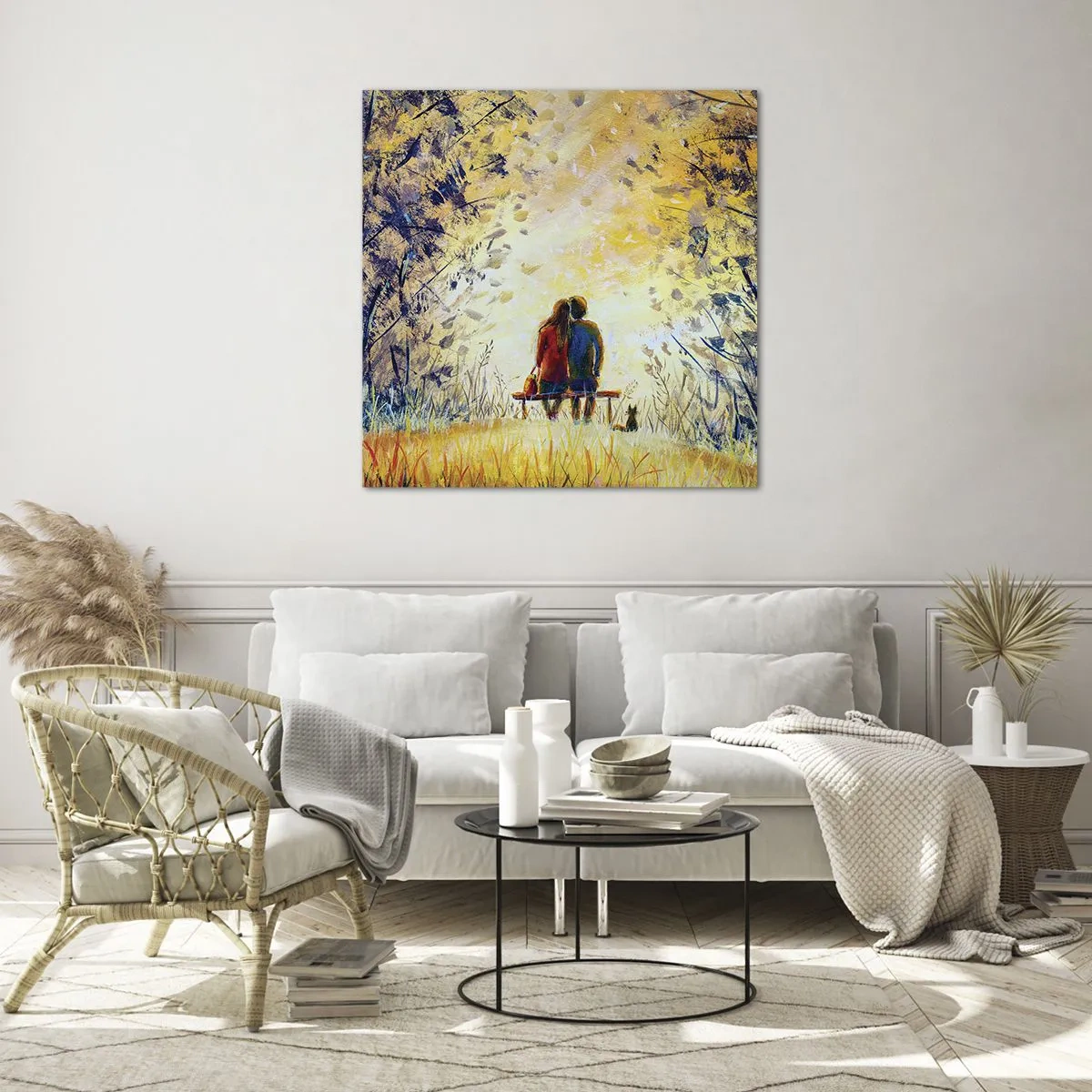 Impression sur verre - Image sur verre - Moment magique - 30x30 cm