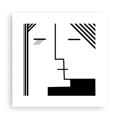 Affiche - Poster - Juste un baiser - 30x30 cm