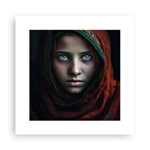 Affiche - Poster - Princesse orientale - 30x30 cm