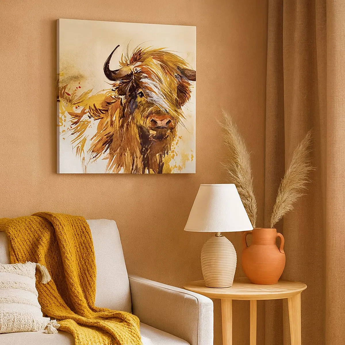 Impression sur toile - Image sur toile - Fierté du chasseur - 30x30 cm