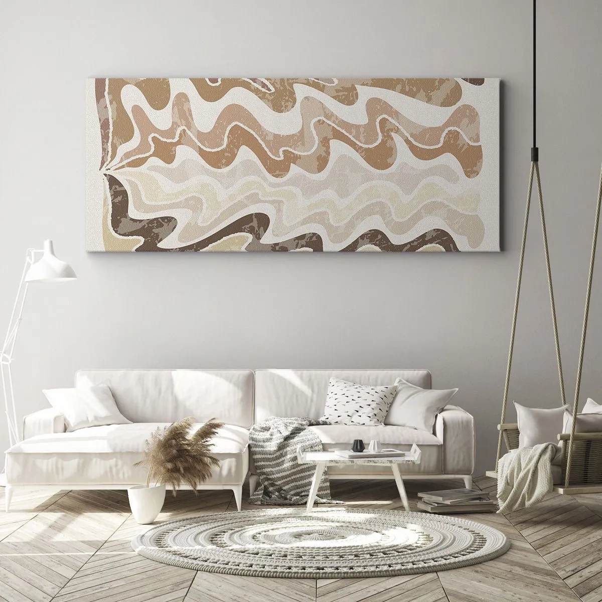 Impression sur toile - Image sur toile - Bonne énergie – bonnes émotions - 100x40 cm