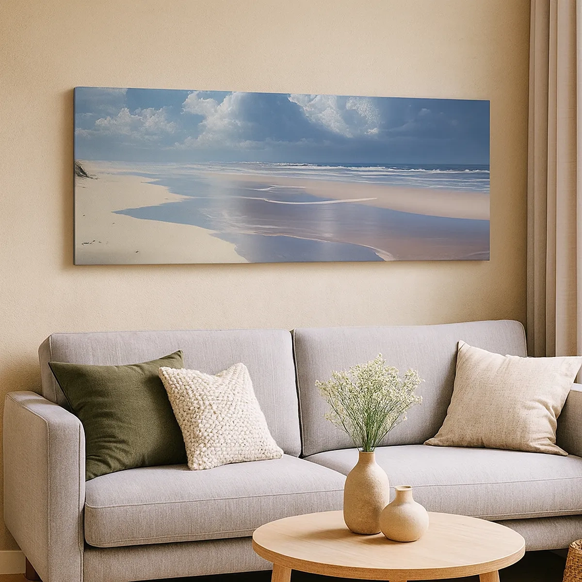 Impression sur toile - Image sur toile - Des vacances paradisiaques - 30x30 cm