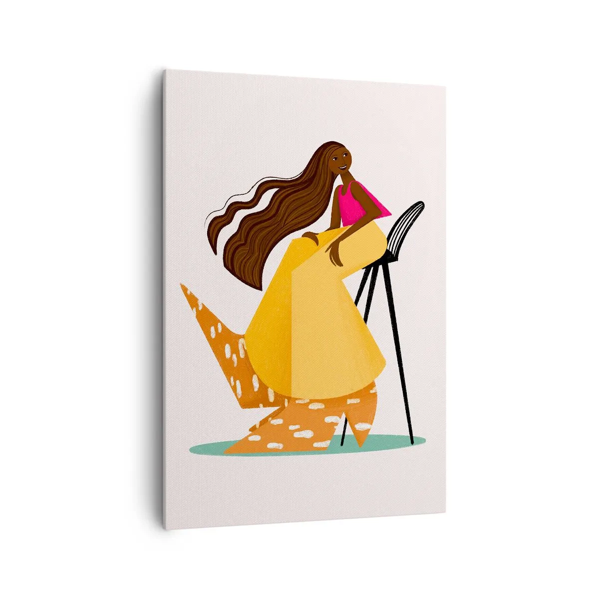 Impression sur toile - Image sur toile - La mode est aussi amusante - 70x100 cm